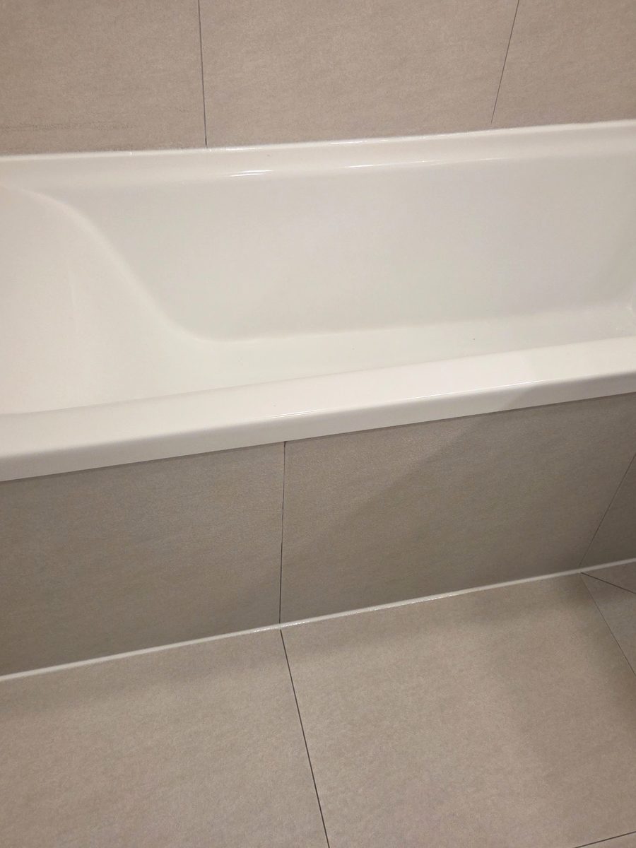 욕조실리콘 재시공 후